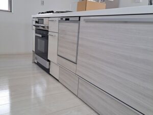 静岡キッチン取付け隊　ガスオーブンを後付　施工後 